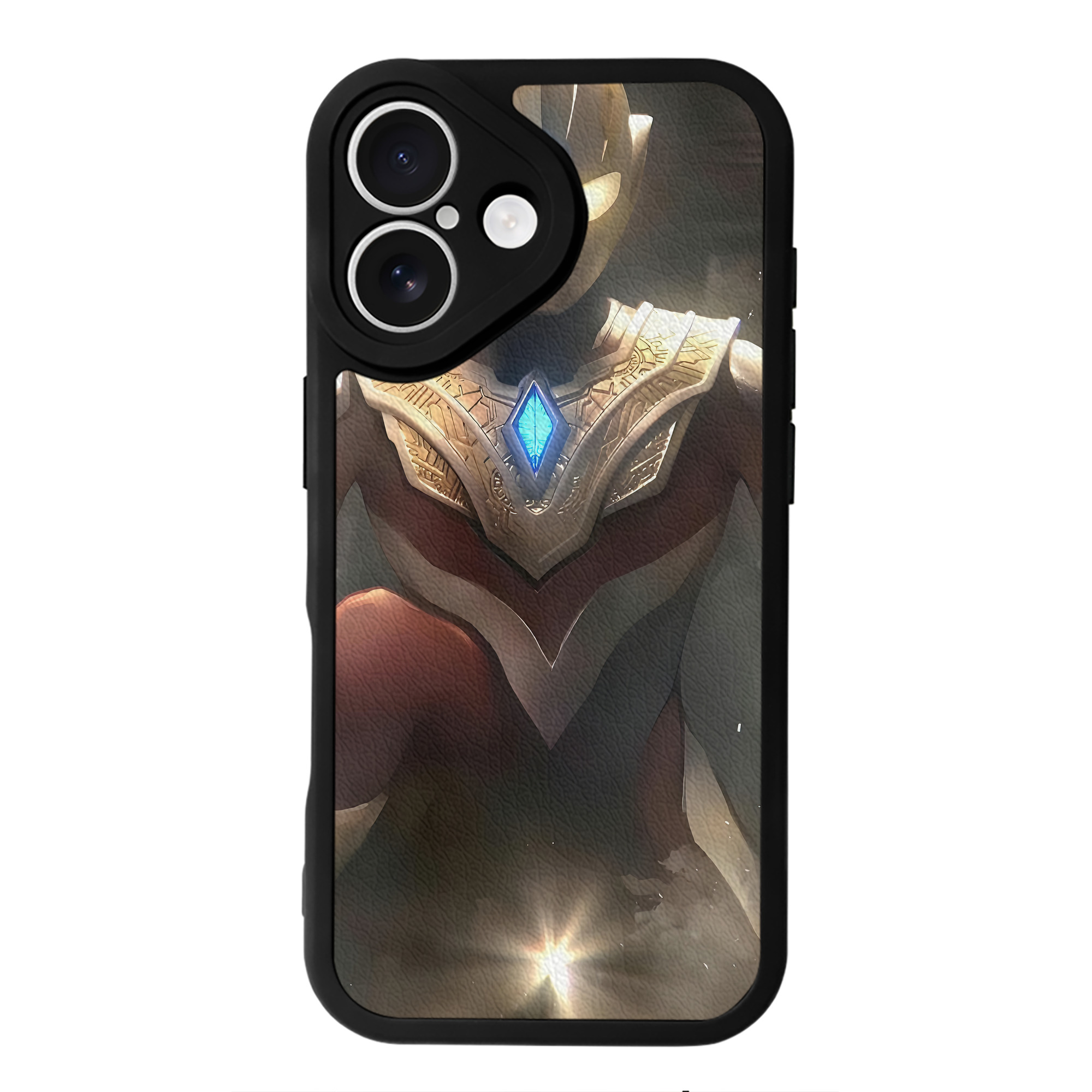 （画像用） ウルトラマン Ultraman 【iPhone 16シリーズ対応】シリコンスマホケース（レザー調） 材質：シリコン